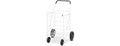 Whitmor Deluxe Utility Foldable Shopping Cart w Wheels