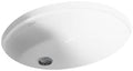 Kohler Caxton Oval 17 x 14 Undermount bathroo