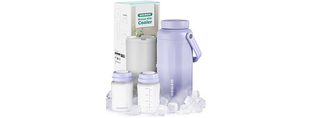 Wemoh B0FY6FS51Z Breast Milk Cooler Bottle