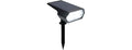 Alpine Corporation 11" Tall Outdoor Solar Pathway Spotlight