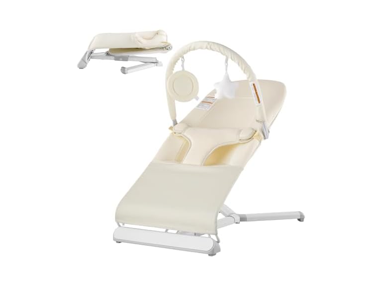 Baby Bouncer, Folding Bouncer Seat for Rotatable