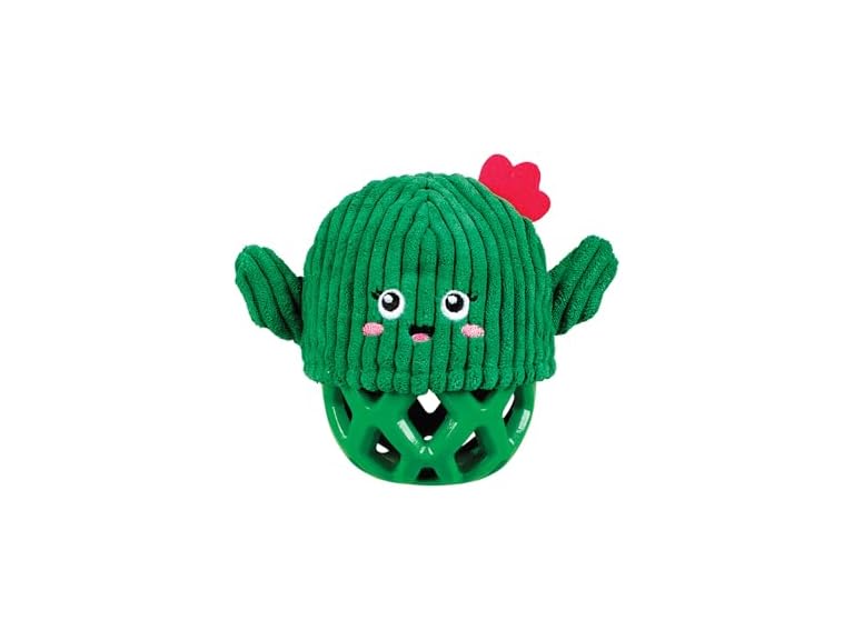 Fringe Studio Rubber Dog Toy, Prickly BUT Sweet