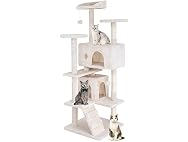 PayLessHere Cat Tree 54in Tower with Cat Scratching Post