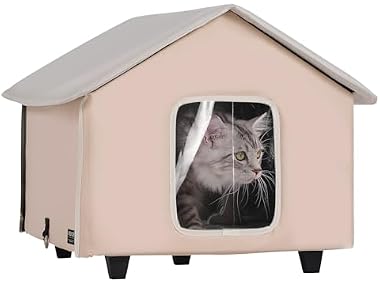 VEVOR Elevated Heated Cat House