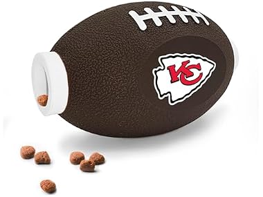 Pets First NFL Kansas City Chiefs Football Treat Toy