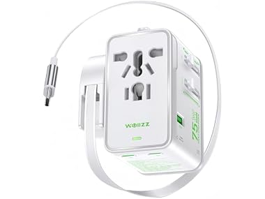 Wollzz 75W Tiny Universal Travel Adapter