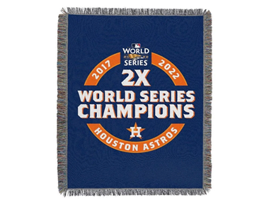 Astros 2022 World Series Champs Blanket