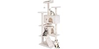 PayLessHere Cat Tree 54in Tower with Cat Scratching Post