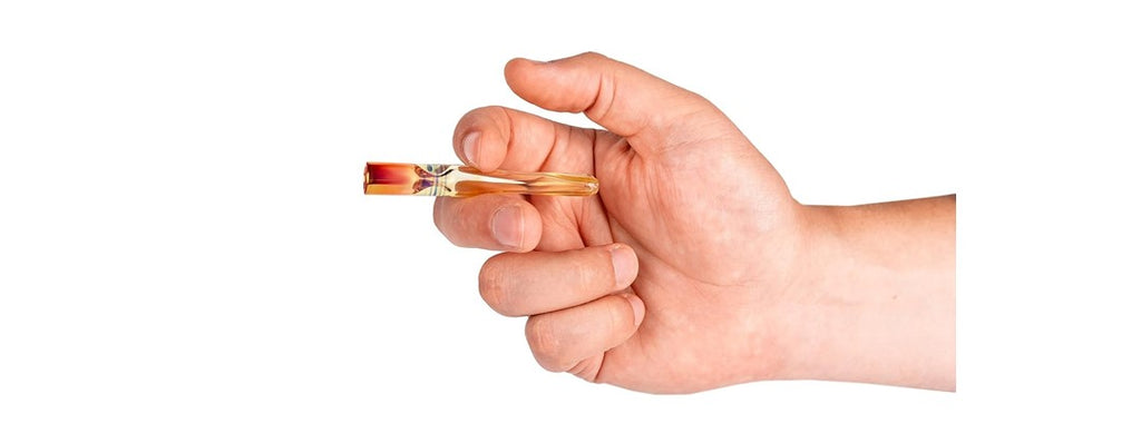 Glass Cigarette Holders Set of 2
