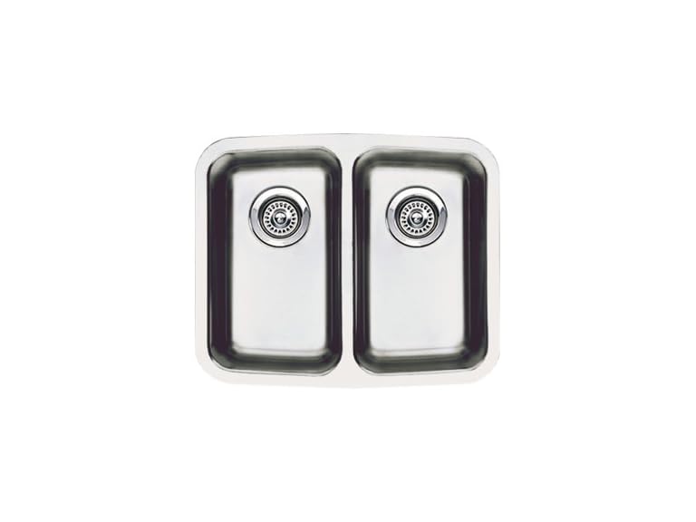 Blanco Double Bowl Bar Sink Stainless Steel