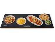 Alpha Living Warming Tray for Food – 40 Inch Glass Top Food Warmer