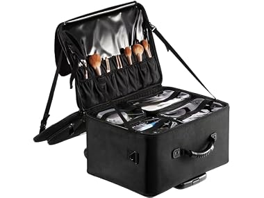 VEVOR Rolling Makeup Train Case Large