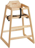 VEVOR Wooden High Chair for Babies &