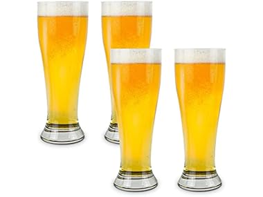 Nucleated Pilsner Glasses 16oz 8-Pack