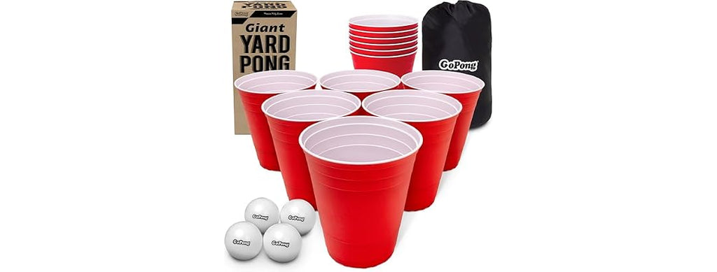 GoPong Giant Yard Pong Outdoor Game