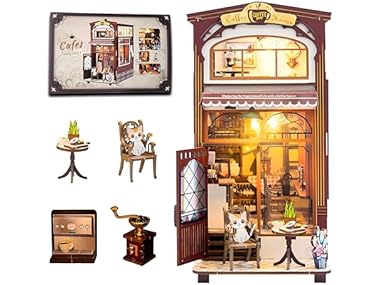 Diy Book Nook Kit - Dollhouses Café