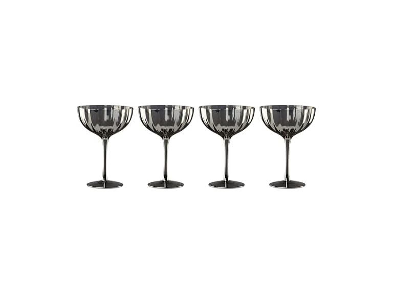 Lenox Glassware, Curva Luxe Coupe Set Of 4