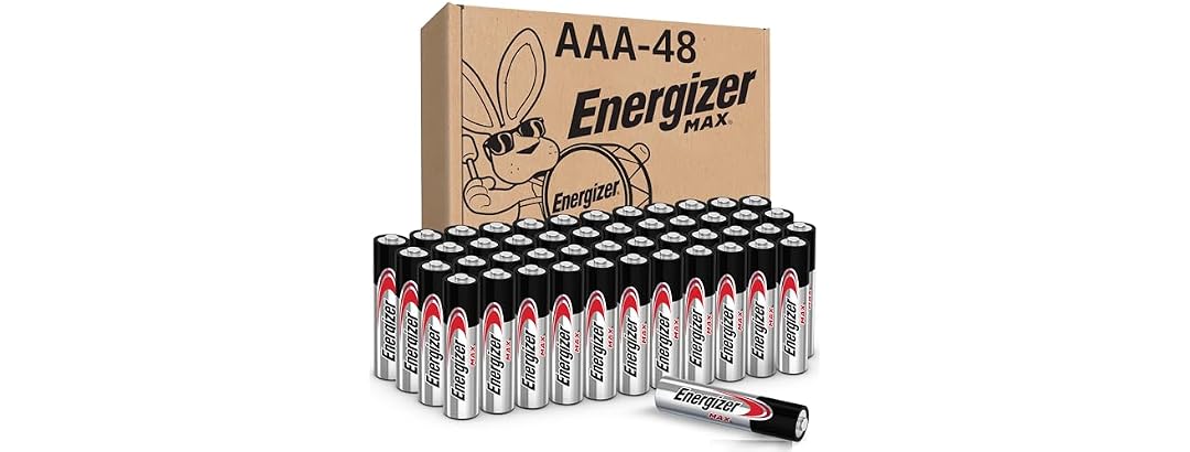 (48 Batteries) Energizer MAX AAA Batteries