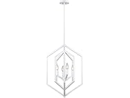 Canarm Netto Chandelier, Matte White Color