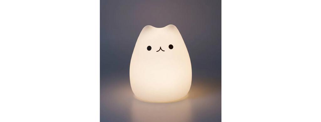 Soft Mushy Color Changing Cat Lamp Night Light