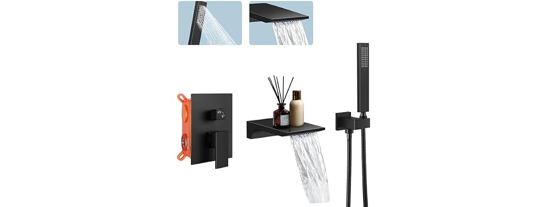 Dollate Wall Mount Bathtub Faucet Bath Tub Faucet Set