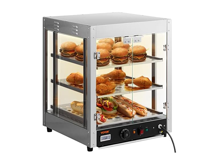 VEVOR Commercial Food Warmer Display, 3