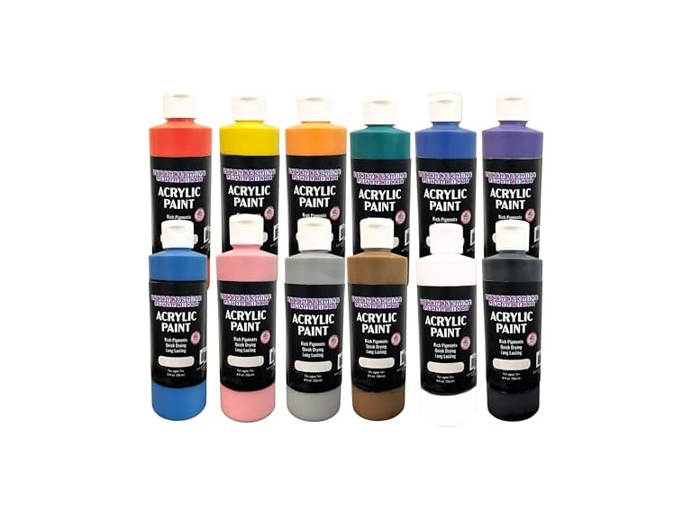 Constructive Playthings Acrylic Paint 12Pk