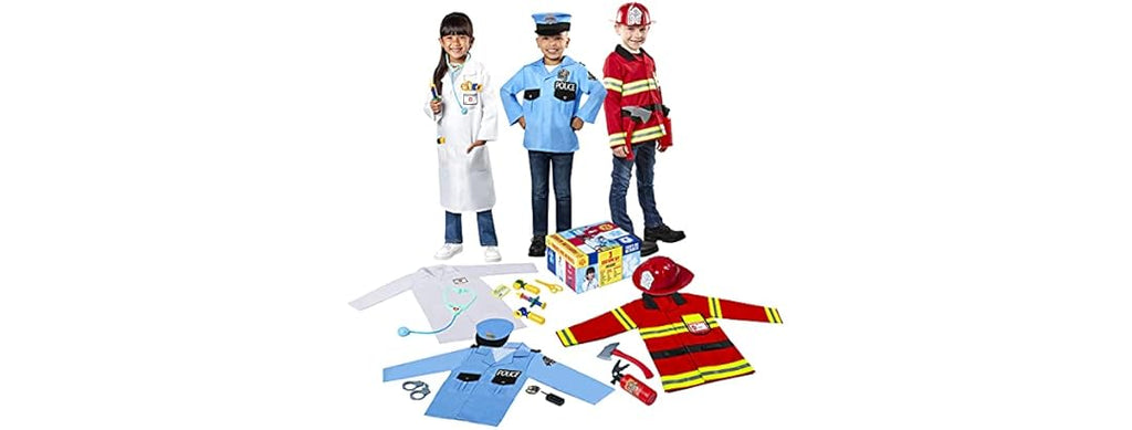 Rubies Everyday Heroes Dress Up Trunk Set Toy for Kids