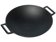 Jim Beam 12'' Cast Iron Grilling Wok