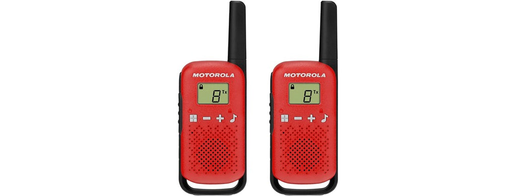 (NEW) 2-PACK Motorola T110 Talkabout Radios, 16 Mile Range