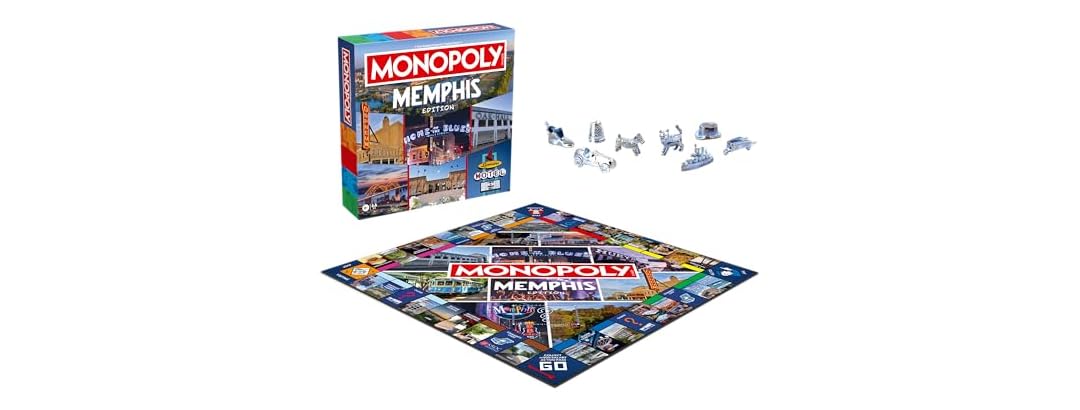 Monopoly Board Game – Memphis, TN Edition