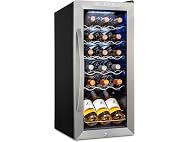 Schmecke 18 Bottle Compressor Wine Cooler Refrigerator w/Lock