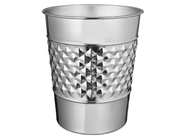 Monarch Abode Metal Bathroom Trash Can