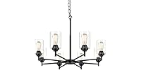 Sucolite 33.5'' 8-Light Chandelier -Choose Color