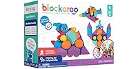 Blockaroo Magnetic Foam Building Blocks - 50-Piece Set