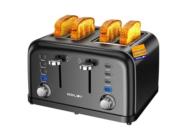 4 Slice Toaster w/ 7 Shade Settings