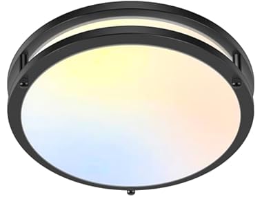 GoBright 36W LED Ceiling Light 12" Black