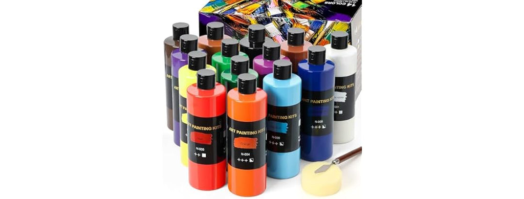 Color More 14-Color Acrylic Paint Set 500ml