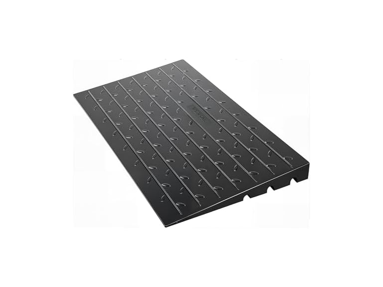 Rubber Threshold Ramp, 4\" Rise Threshold Ramp