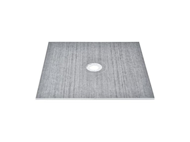 Shower Curb Kit, 72"x72" Shower Pan Kit with
