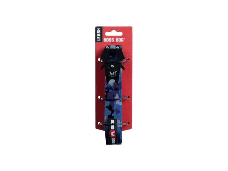 Boss Dog Tactical Leash, Blue Camo, 4 FT