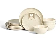 Stone Lain Dua 12-Piece Dinnerware