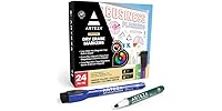 ARTEZA Fine Tip Dry Erase Markers 24-Pack