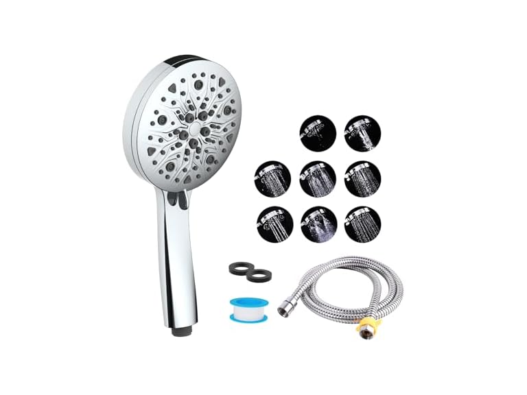 High Pressure Shower Head 8 Settings