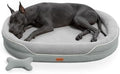 CWAWZ Light Grey XXL Orthopedic Dog Bed 53"