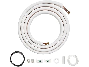16FT Mini Split Line Set, 3/8" & 5/8" O.D Copper