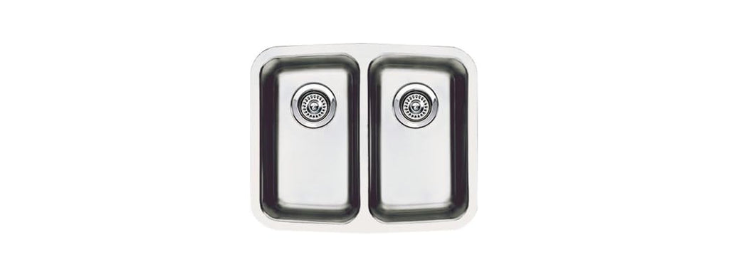 Blanco Double Bowl Bar Sink Stainless Steel