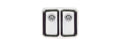 Blanco Double Bowl Bar Sink Stainless Steel