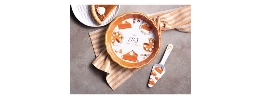 Mud Pie Thanksgiving Thanksgiving Pie Dish Set