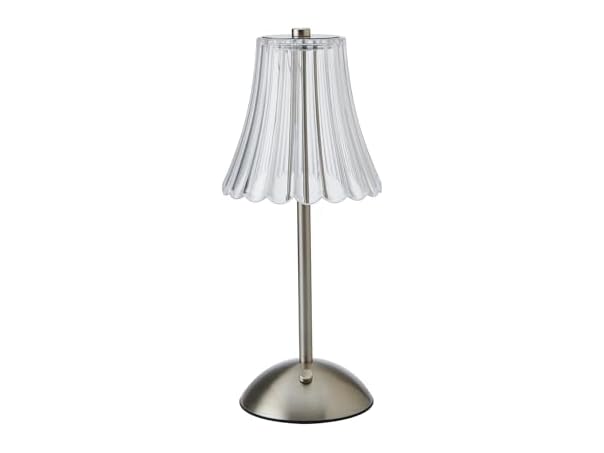 Elements 11.8" Silver LED Table Lamp